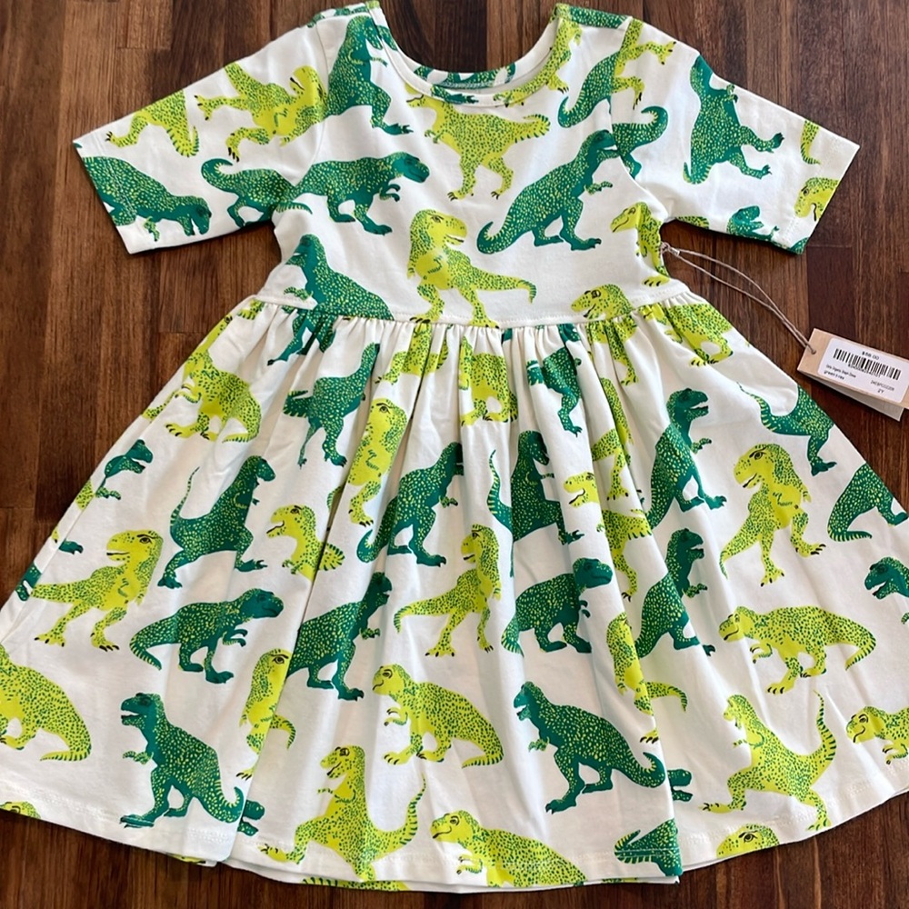 Pink Chicken Dino dress